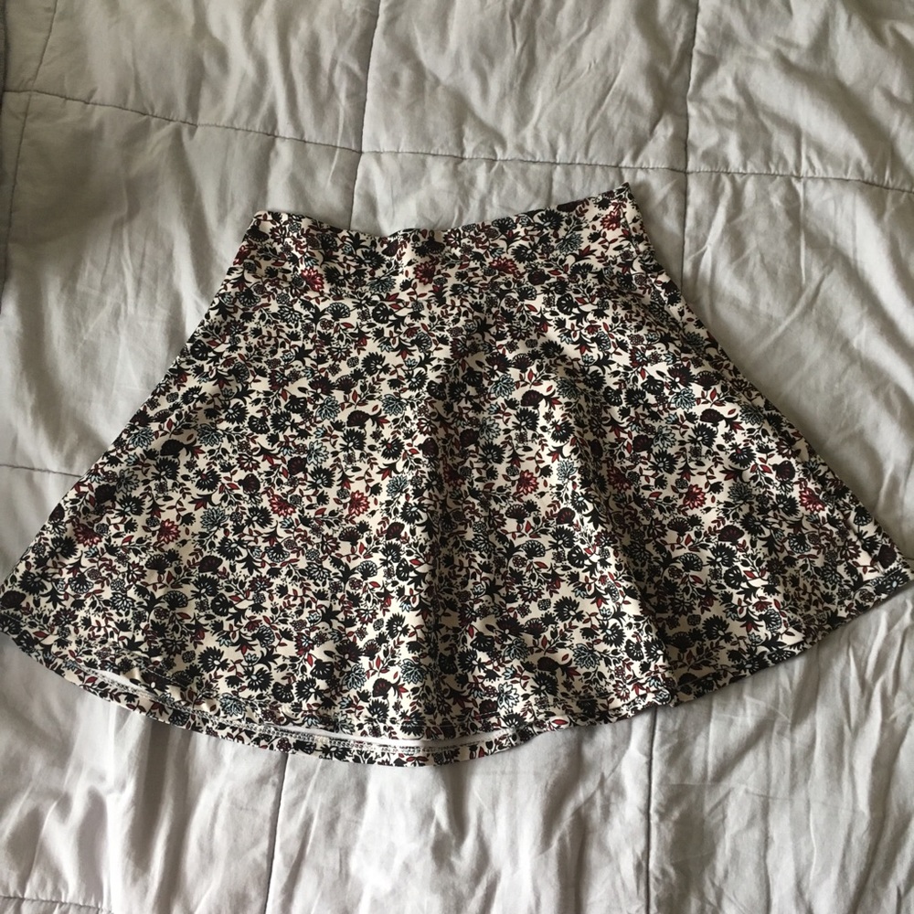 Floral skater skirt
